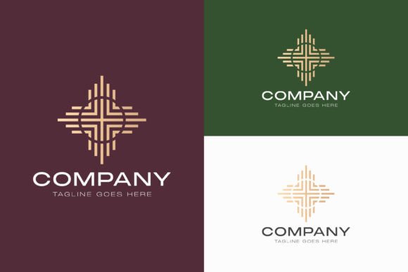 Elegant Geometric Gold Logo Luxury Review