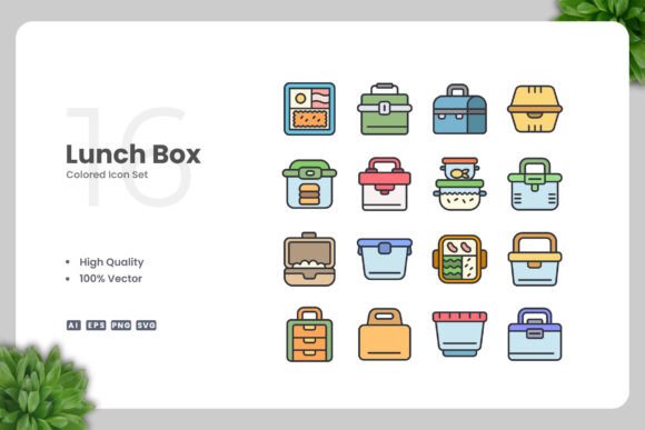 Lunch Box Colored Icon Review for Real Embroidery