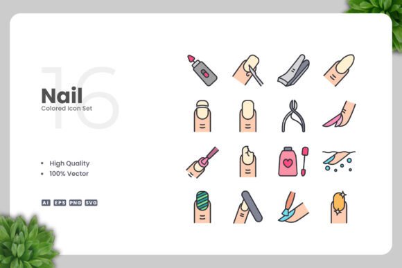 Nail Colored Icons: A Designer's Review of These Graphics