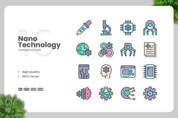 Nano Technology Colored Icons Review