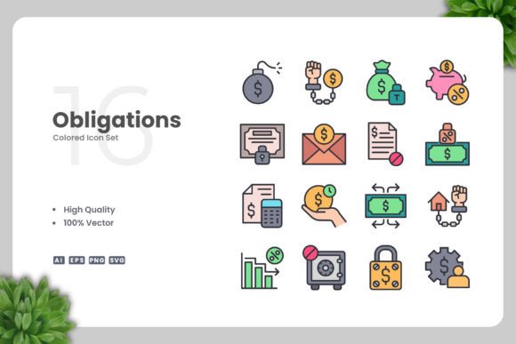 Obligations Colored Icons Review: A Designer's Take on These Graphics