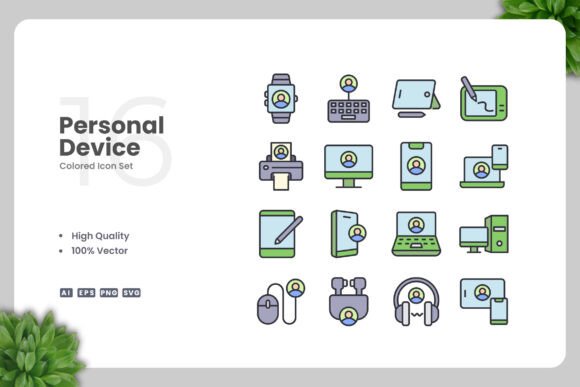 Personal Device Colored Icons: A Designer's Review