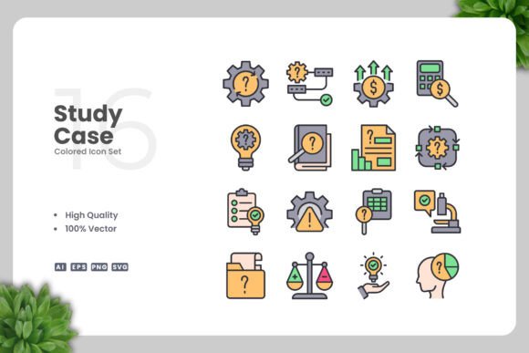 Study Case Colored Icons: A Versatile Graphic Asset for Branding